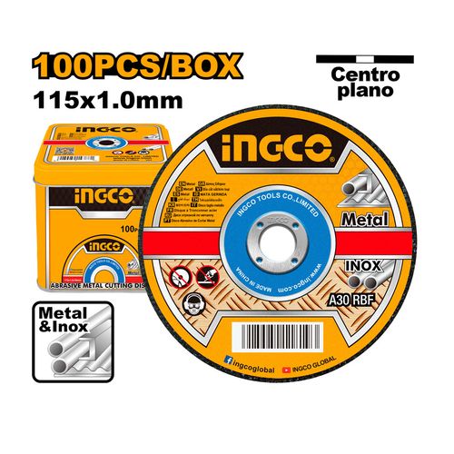 Jogo De Disco P/ Corte De Metal Com 100 Unidades INGCO