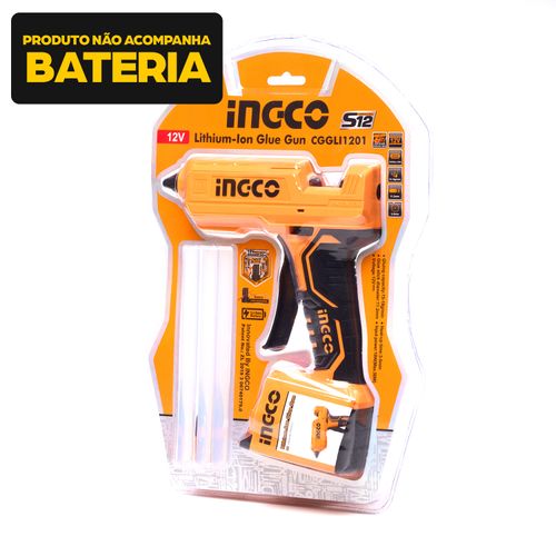 Pistola Aplicadora Cola Quente à Bateria 20V Linha P20S INGCO