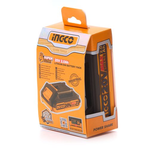 Bateria Íon-Lítio 2.0Ah 20V Linha P20S INGCO