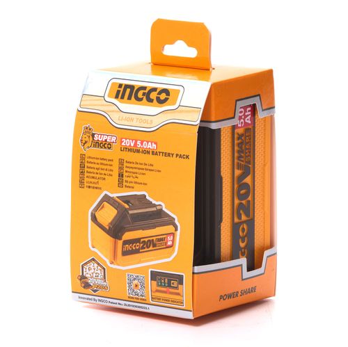 Bateria Íon-Lítio 5.0Ah 20V Linha P20S INGCO