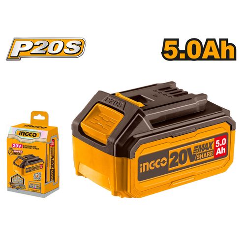 Bateria Íon-Lítio 5.0Ah 20V Linha P20S INGCO