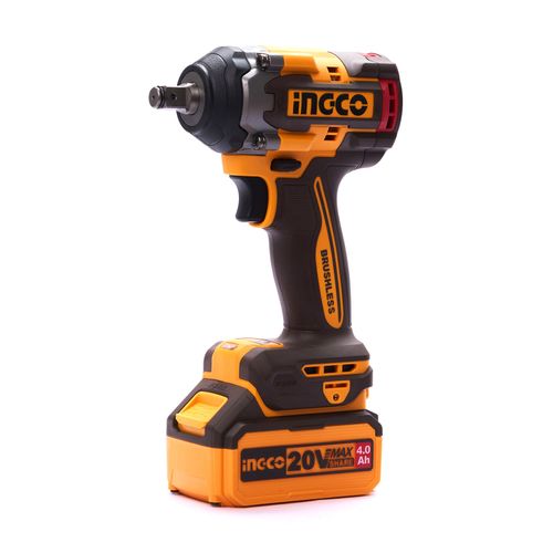 Chave de Impacto 500Nm Encaixe Quadrado 1/2 Pol à Bateria 20V Linha P20S INGCO