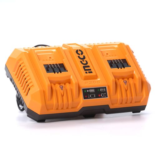 Carregador De Bateria Inteligente 20V 2 Portas Rapido (4A + 4A) Bivolt Linha P20S INGCO