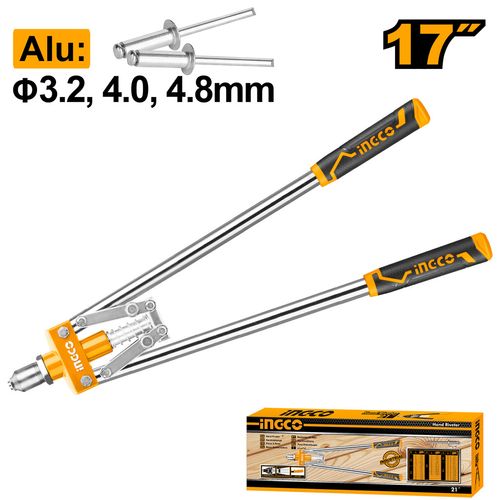 Alicate Rebitador Manual Tipo Alavanca 17” (420mm) INGCO