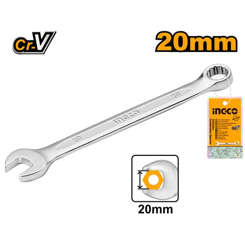 Chave Combinada 20mm Em Aço Cr-V INGCO