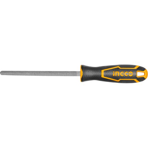 Lima Redonda Murça Picado Duplo Com Cabo Emborrachado 8" (200mm) INGCO