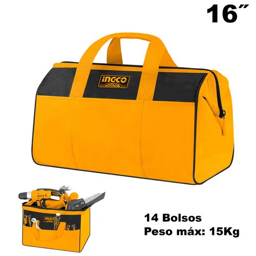Bolsa Para Ferramentas 16” 14 Bolsos INGCO