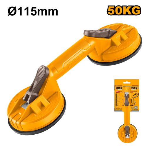 Ventosa Dupla em ABS 50KG 115MM INGCO