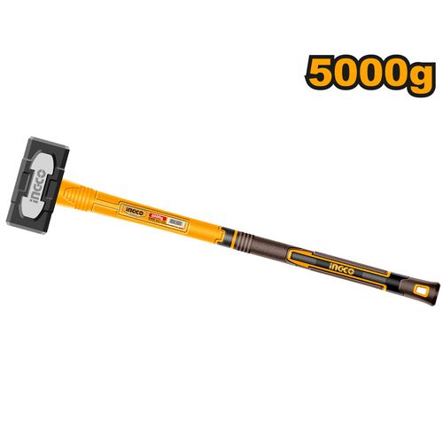 Marreta com Cabo Longo em Fibra e Emborrachado 5000G INGCO