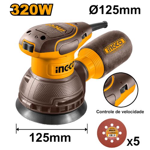 Lixadeira Rotativa 320W INGCO