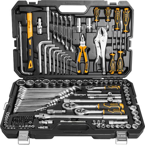 Conjunto De Ferramentas Profissional Com 142 Peças INGCO
