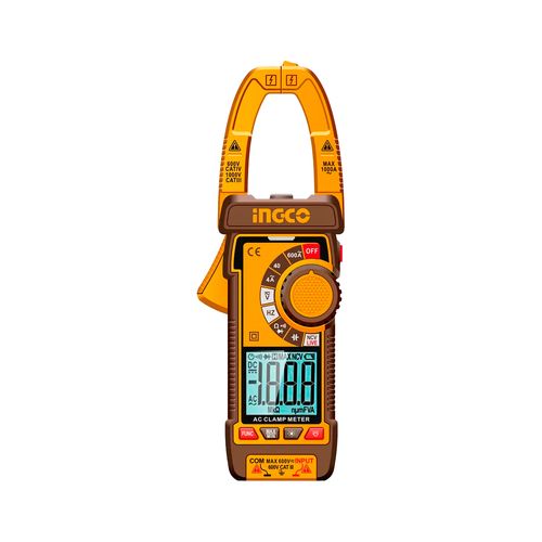Alicate Amperímetro True-RMS 4000 Cont 600 V INGCO