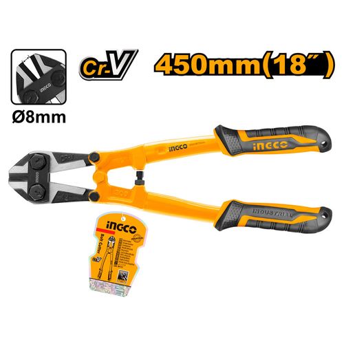 Alicate Corta Vergalhão Cr-V Com Cabo Emborrachado 18" INGCO