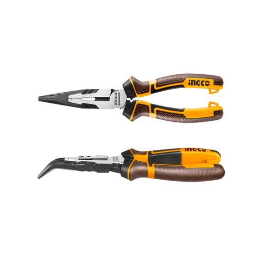 Alicate Bico Meia Cana Curvo 6" Alta Perf. INGCO