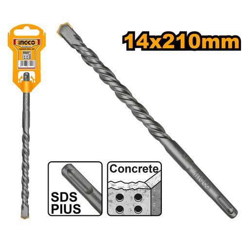 Broca SDS Plus 14mm x 210mm para alvenaria INGCO