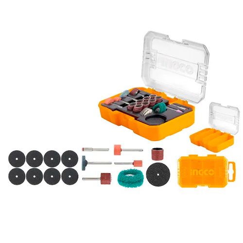 Conjunto de Acessórios para Micro Retífica com 32 Peças para Lixamento e Corte INGCO