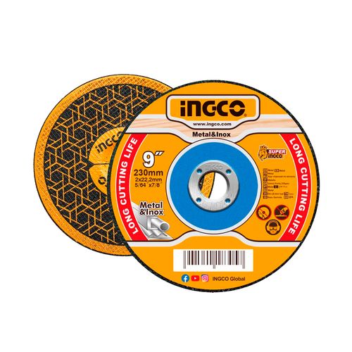 Disco de Corte para Metal 9 Pol (230MM X 2MM X 22.2MM) INGCO