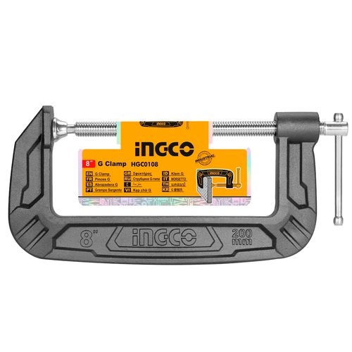 Grampo Sargento Tipo C 8Pol 200MM INGCO