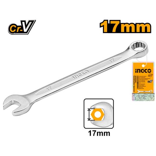 Chave Combinada 17mm Em Aço Cr-V INGCO