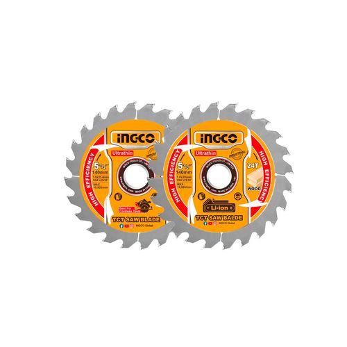 Disco Serra Vídea TCT 5½"×20 mm 24 Dentes INGCO