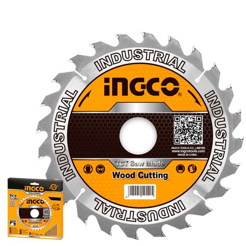 Disco Serra Vídea TCT 6½"×20 mm 24 Dentes INGCO