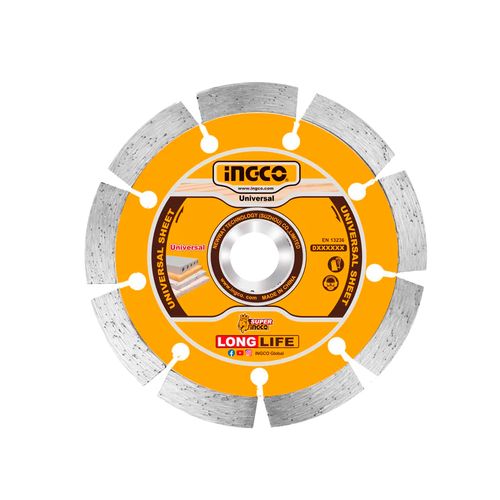 Disco Diamantado Segmentado 9 Pol (230MM X 22.2MM) INGCO