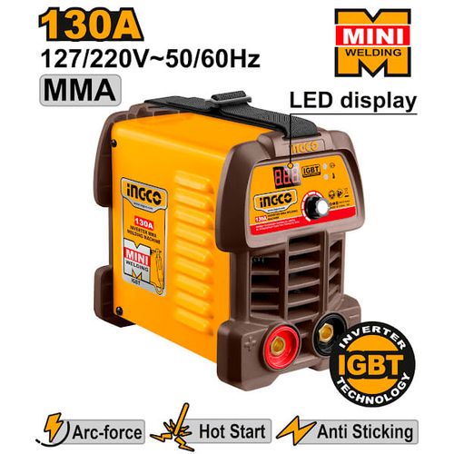 Inversora de Solda MMA 130A Mini Bivolt INGCO