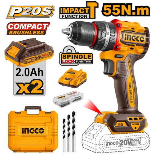 Parafusadeira e Furadeira à Bateria Linha P20S INGCO