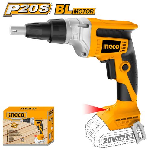 Parafusadeira P/ Drywall 1/4Pol à Bateria Linha P20S INGCO