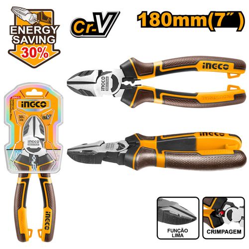 Alicate De Corte De Alta Performance 7" (180mm) INGCO