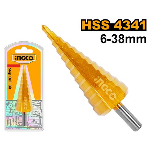 Broca Escalonada HSS 4341 6mm a 38mm INGCO