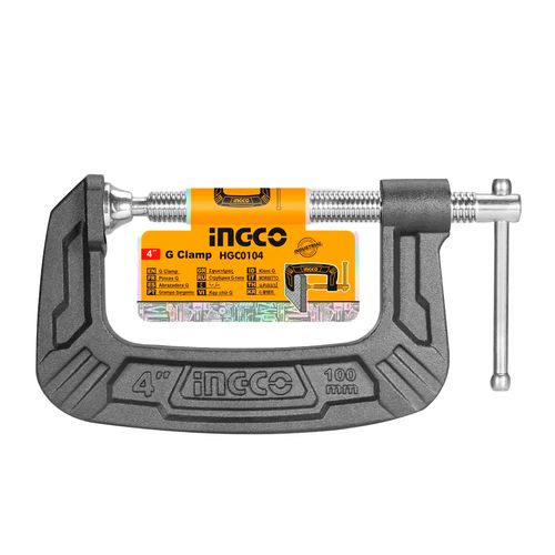 Grampo Sargento Tipo C 4Pol 100MM INGCO