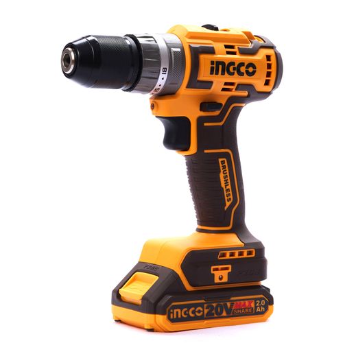 Parafusadeira e Furadeira Brushless com Impacto 3/8 Pol à Bateria 20V Linha P20S INGCO