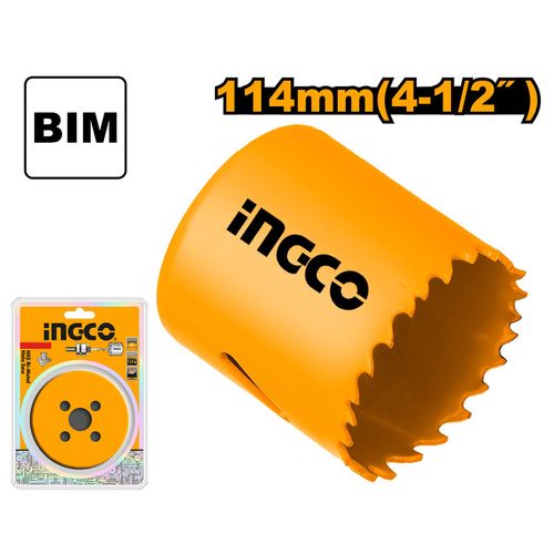 Serra Copo Bimetal para Metais 114MM Passo Variável INGCO