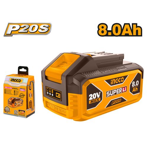 Bateria SUPER 8.0Ah 20V Linha P20S INGCO