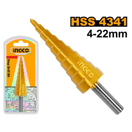 Broca Escalonada HSS 4mm a 22mm INGCO