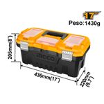 Caixa-Plastica-Para-Ferramentas-17Pol-INGCO-com-Compartimentos