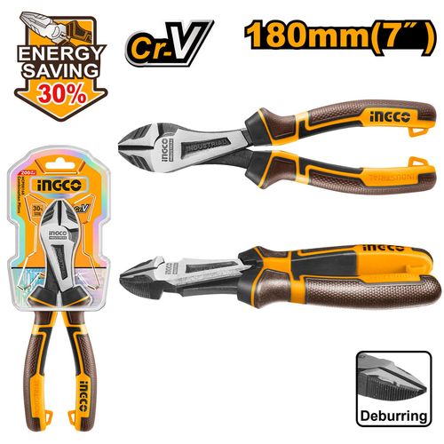 Alicate de Corte Diagonal de Alta Performance 7” INGCO