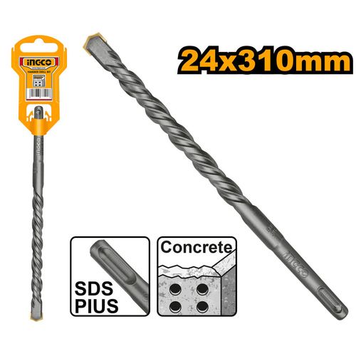 Broca SDS Plus 24mm x 310mm para alvenaria INGCO