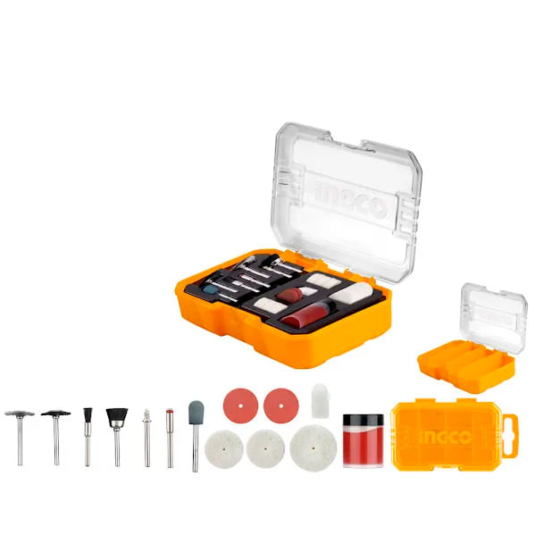 Conjunto de Acessorios para Micro Retifica c 20 Pecas INGCO
