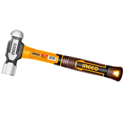 Martelo Bola Com Cabo De Fibra E Emborrachado 450G INGCO