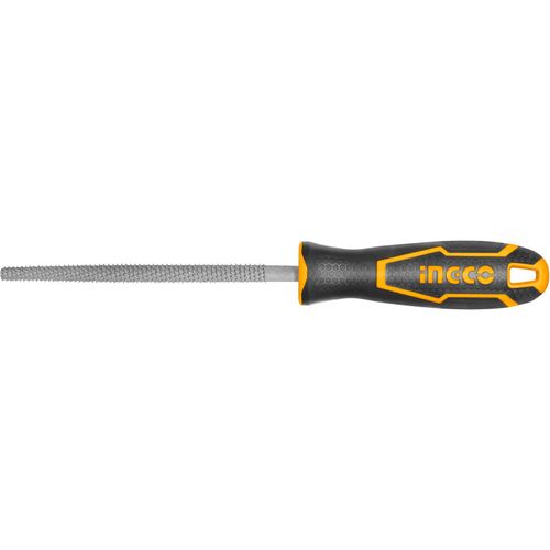 Lima Grossa Redonda Com Cabo Emborrachado 8" (200mm) INGCO
