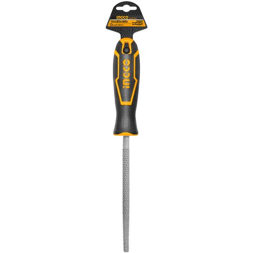 Lima Grossa Redonda Com Cabo Emborrachado 8" (200mm) INGCO