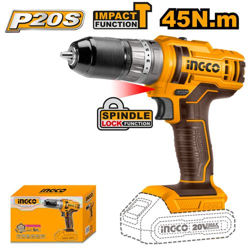 Parafusadeira e Furadeira 3/8 Pol à Bateria Linha P20S INGCO