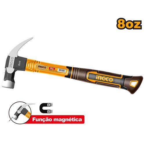 Martelo Unha Magnético 220 g Forjado 23 mm INGCO