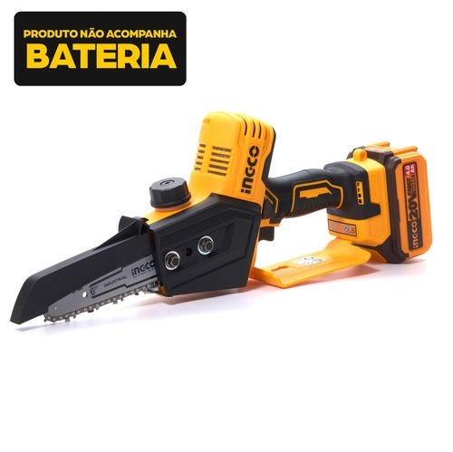 Mini Motosserra 6Pol à Bateria 20V Linha P20S INGCO