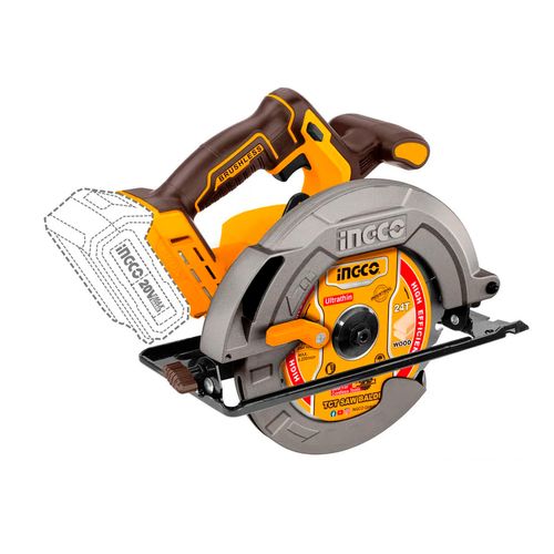 Serra Circular Brushless 7¼" 20 V Linha P20S INGCO