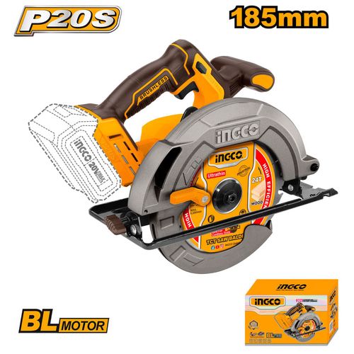 Serra Circular Brushless 7¼" 20 V Linha P20S INGCO