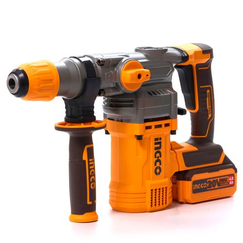 Martelete Rotativo Brushless 4.5J SDS Plus à Bateria 20V Linha P20S INGCO