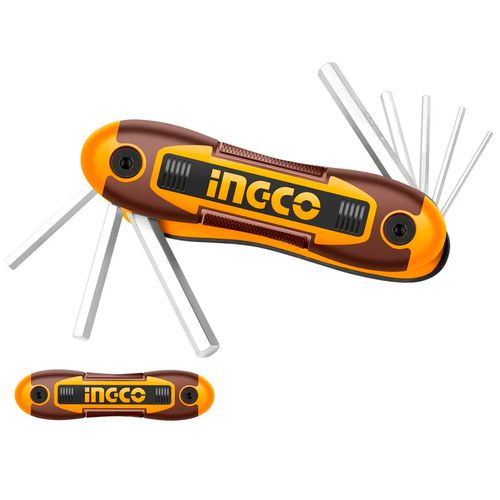 Jogo de Chaves Allen Tipo Canivete 2 a 8mm com 8 Peças INGCO